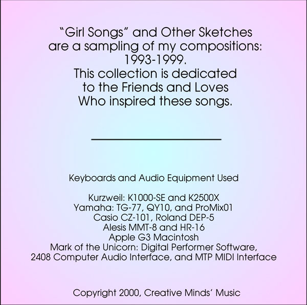 CD Liner Notes